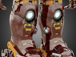 hulkbuster - avengers age of ultron rigged 3D Model