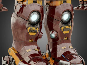 hulkbuster - avengers age of ultron rigged 3D Model