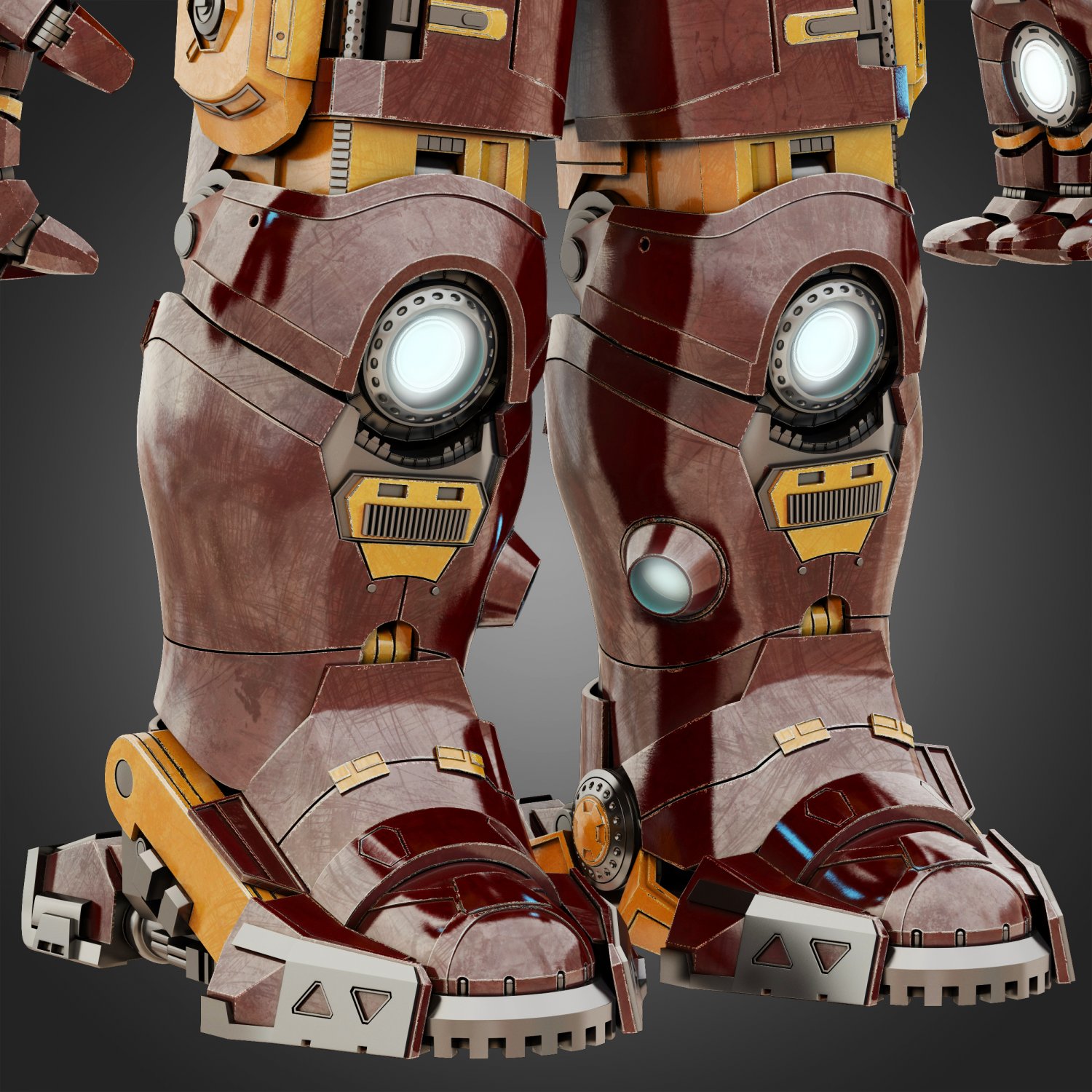 Hulkbuster Avengers Age of Ultron RIGGED 3D Model in