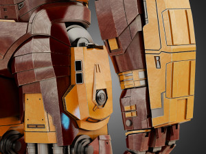 hulkbuster - avengers age of ultron rigged 3D Model