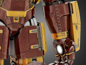 hulkbuster - avengers age of ultron rigged 3D Model