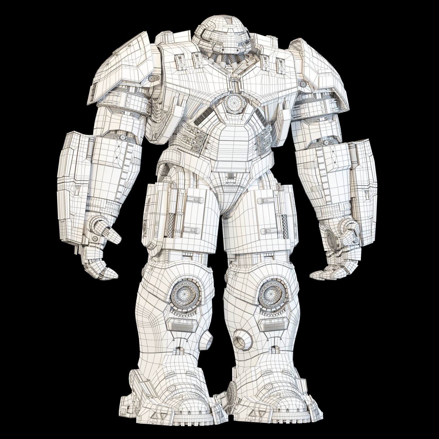 Hulkbuster Avengers Age of Ultron RIGGED 3D Model in
