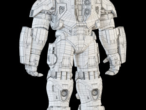 hulkbuster - avengers age of ultron rigged 3D Model