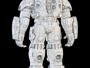 hulkbuster - avengers age of ultron rigged 3D Model