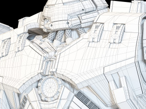 hulkbuster - avengers age of ultron rigged 3D Model