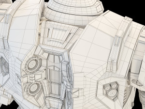 hulkbuster - avengers age of ultron rigged 3D Model