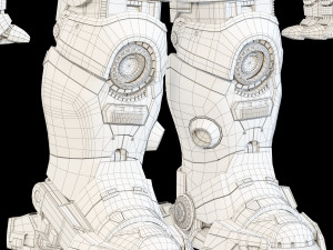 hulkbuster - avengers age of ultron rigged 3D Model