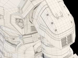 hulkbuster - avengers age of ultron rigged 3D Model