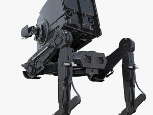star wars at-st walker rigged Modelo 3D