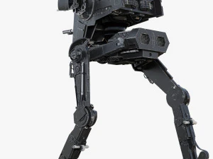 star wars at-st walker rigged 3D Model