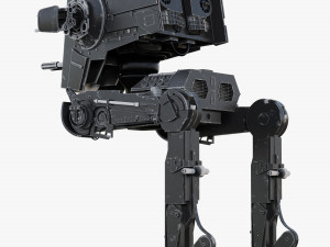 star wars at-st walker rigged Modelo 3D