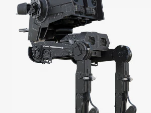 star wars at-st walker rigged 3D Model