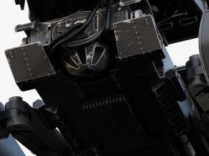 star wars at-st walker rigged Modelo 3D