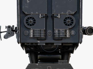 star wars at-st walker rigged Modelo 3D