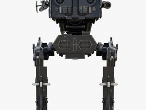 star wars at-st walker rigged Modelo 3D