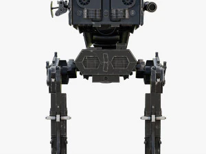 star wars at-st walker rigged 3D Model
