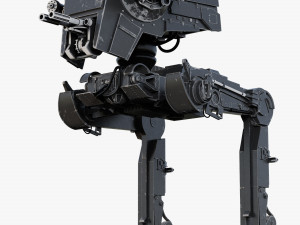 star wars at-st walker rigged Modelo 3D