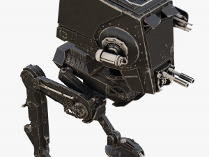star wars at-st walker rigged Modelo 3D
