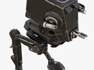 star wars at-st walker rigged 3D Model