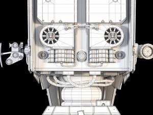 star wars at-st walker rigged Modelo 3D