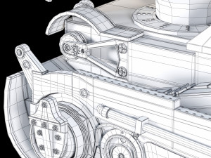 star wars at-st walker rigged Modelo 3D