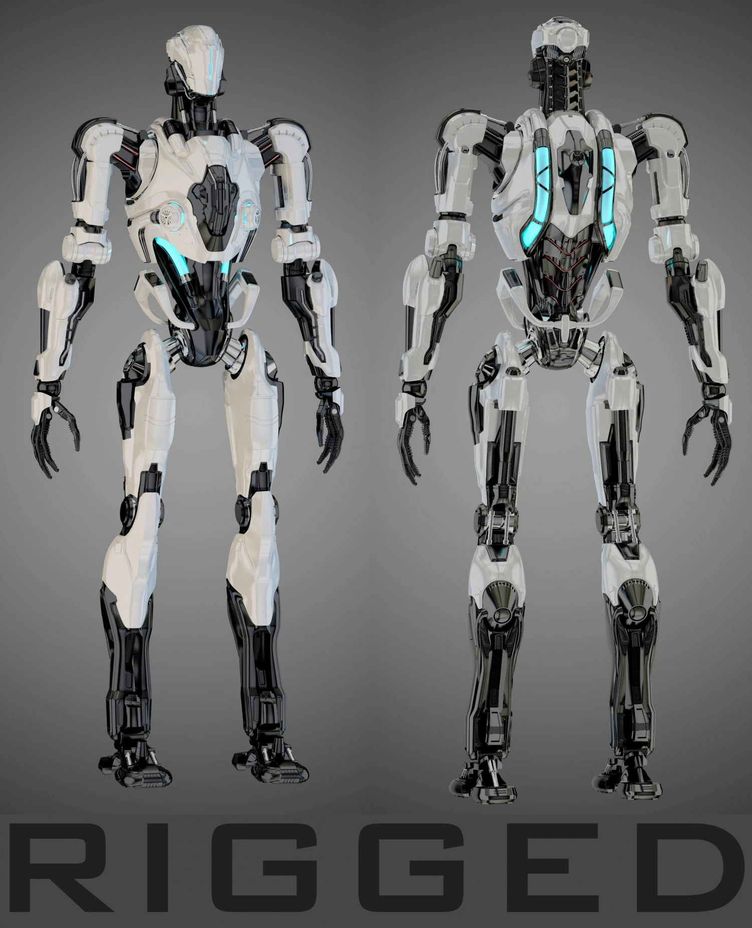 samuel hayden rigged doom 3D Model .c4d .max .obj .3ds .fbx .stl .blend 