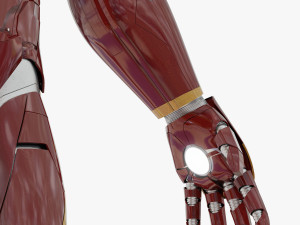 iron man mark xlvi rigged 3D Model