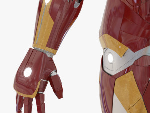 iron man mark xlvi rigged 3D Model