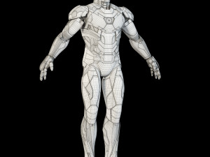 iron man mark xlvi rigged 3D Model