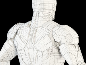 iron man mark xlvi rigged 3D Model
