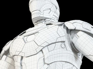 iron man mark xlvi rigged 3D Model