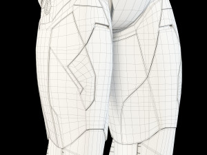 iron man mark xlvi rigged 3D Model