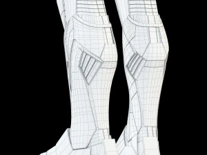 iron man mark xlvi rigged 3D Model