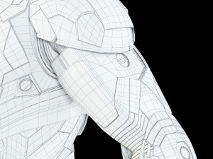 iron man mark xlvi rigged 3D Model