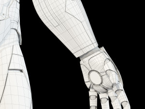 iron man mark xlvi rigged 3D Model