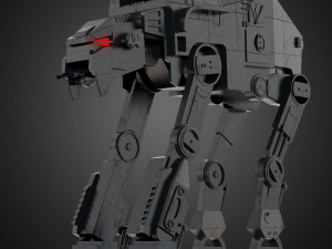 at-m6 star wars all terrain megacaliber six rigged 3D Model