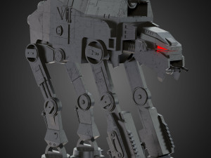 at-m6 star wars all terrain megacaliber six rigged Modelo 3D