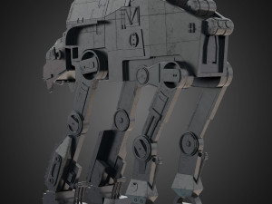 at-m6 star wars all terrain megacaliber six rigged Modelo 3D