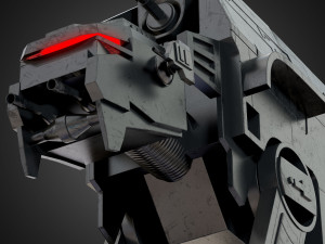 at-m6 star wars all terrain megacaliber six rigged Modelo 3D