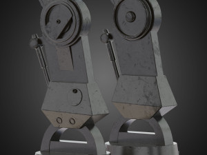 at-m6 star wars all terrain megacaliber six rigged Modelo 3D