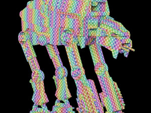 at-m6 star wars all terrain megacaliber six rigged Modelo 3D