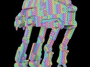 at-m6 star wars all terrain megacaliber six rigged Modelo 3D