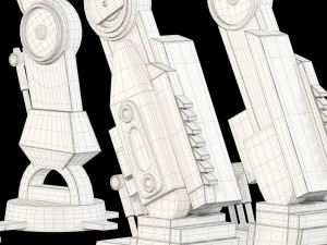 at-m6 star wars all terrain megacaliber six rigged Modelo 3D