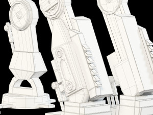 at-m6 star wars all terrain megacaliber six rigged Modelo 3D