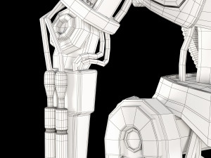 star wars l3-37 droid rigged Modèle 3D