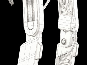 star wars l3-37 droid rigged Modèle 3D