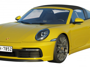 porsche 911 targa 2019 3D 모델