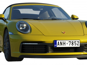 porsche 911 targa 2019 3D 모델
