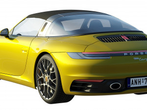 porsche 911 targa 2019 3D 모델