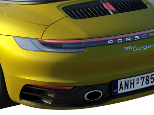 porsche 911 targa 2019 3D 모델